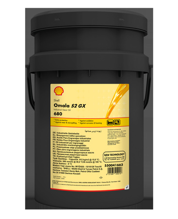 SHELL Omala S2 GX 680 20L