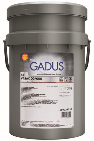 SHELL Gadus S4 V45AC 00/000 18KG