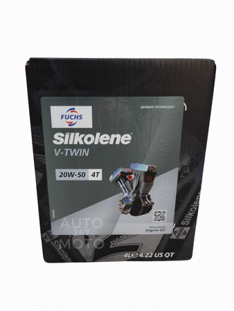 FUCHS SILKOLENE V-TWIN 20W-50 4L_LUBECUBE